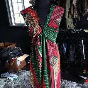 Colorful Striped Dress